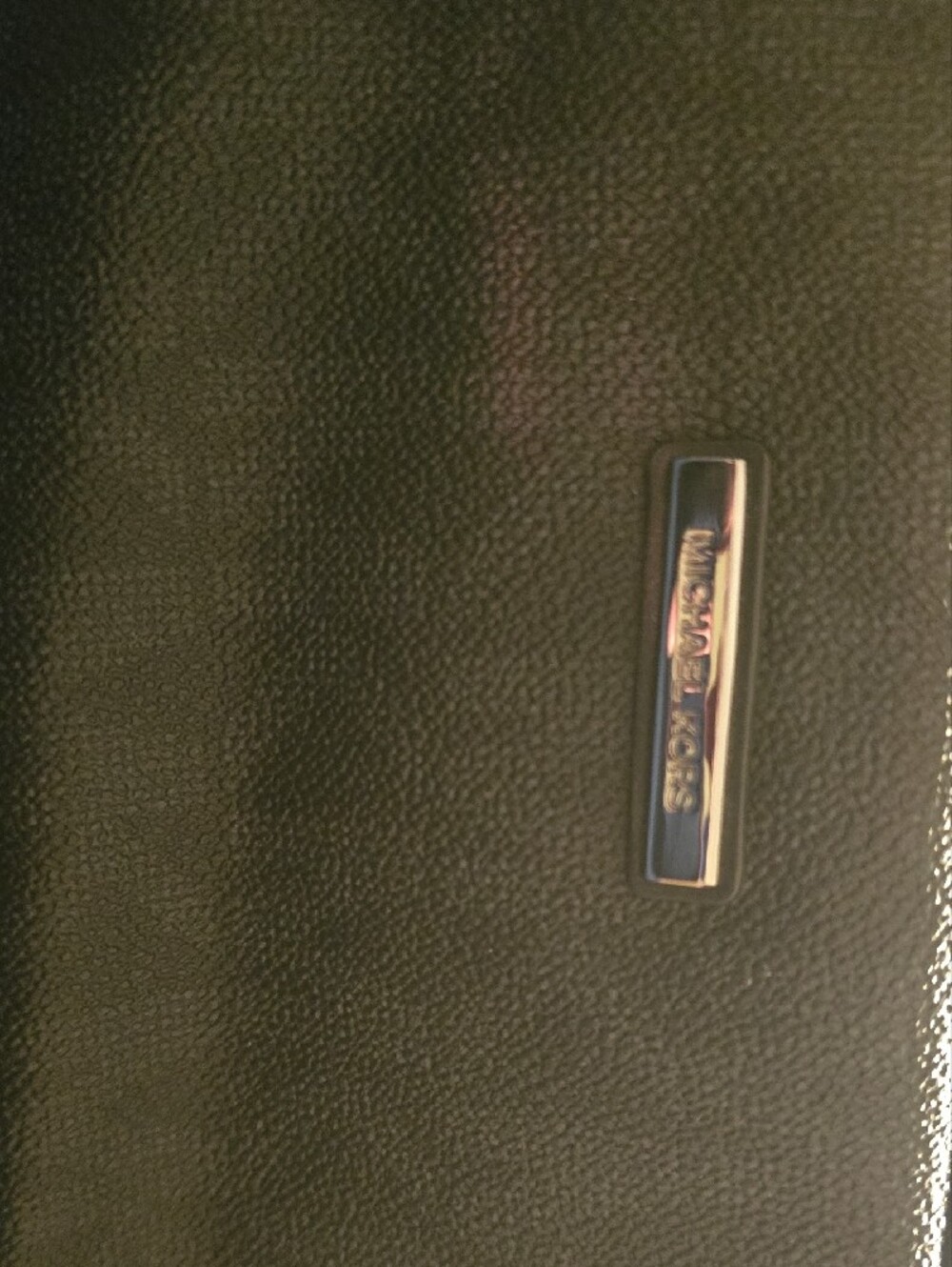 NWT- Michael Kors Black Pebbled Leather Men's Toiletry Kit - Picture 2 of 9